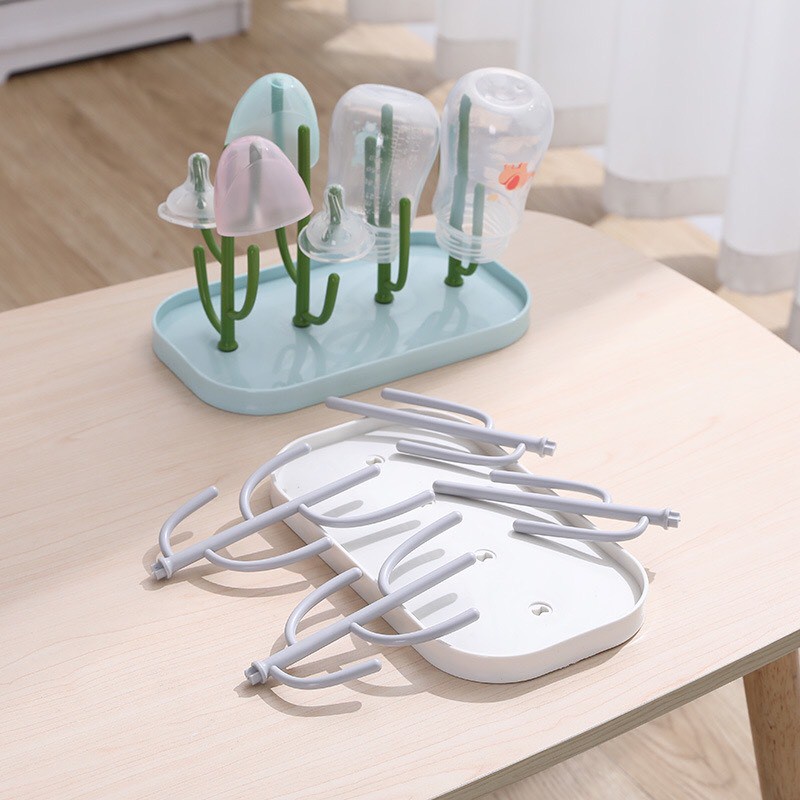Khay úp bình sữa,núm ti, phụ kiện hình nhánh cây độc đáo