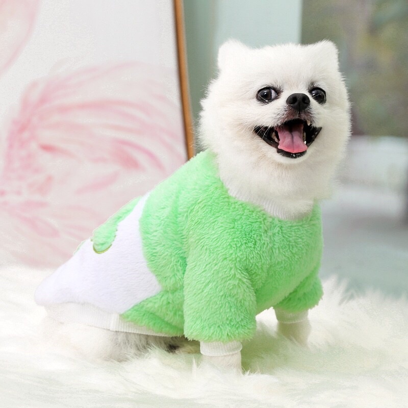 ÁO MÙA ĐÔNG LÔNG CỪU CHO THÚ CƯNG MẪU CHÓ POODLE