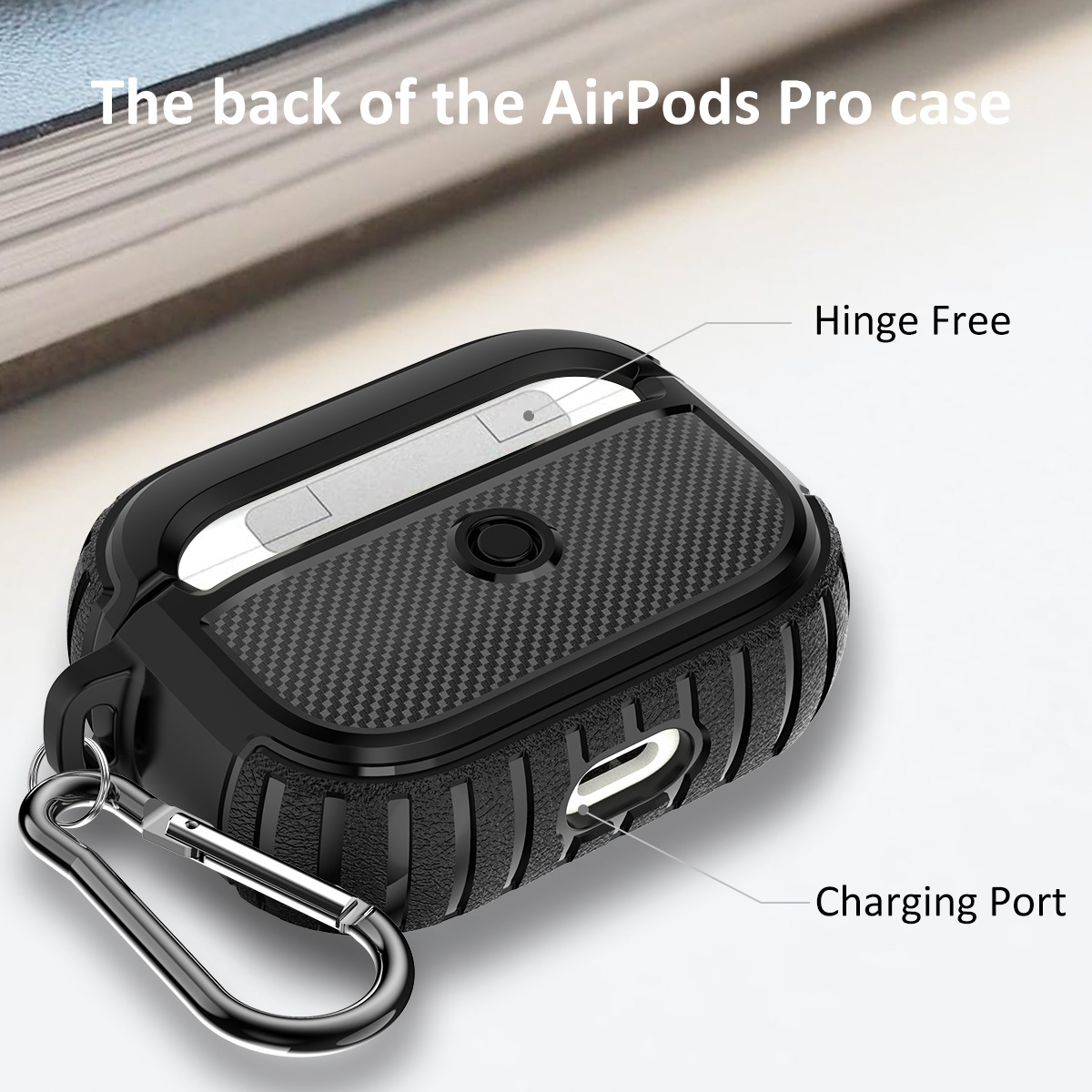 Vỏ bọc hộp sạc tai nghe chống sốc cho Apple Airpods Pro | BigBuy360 - bigbuy360.vn