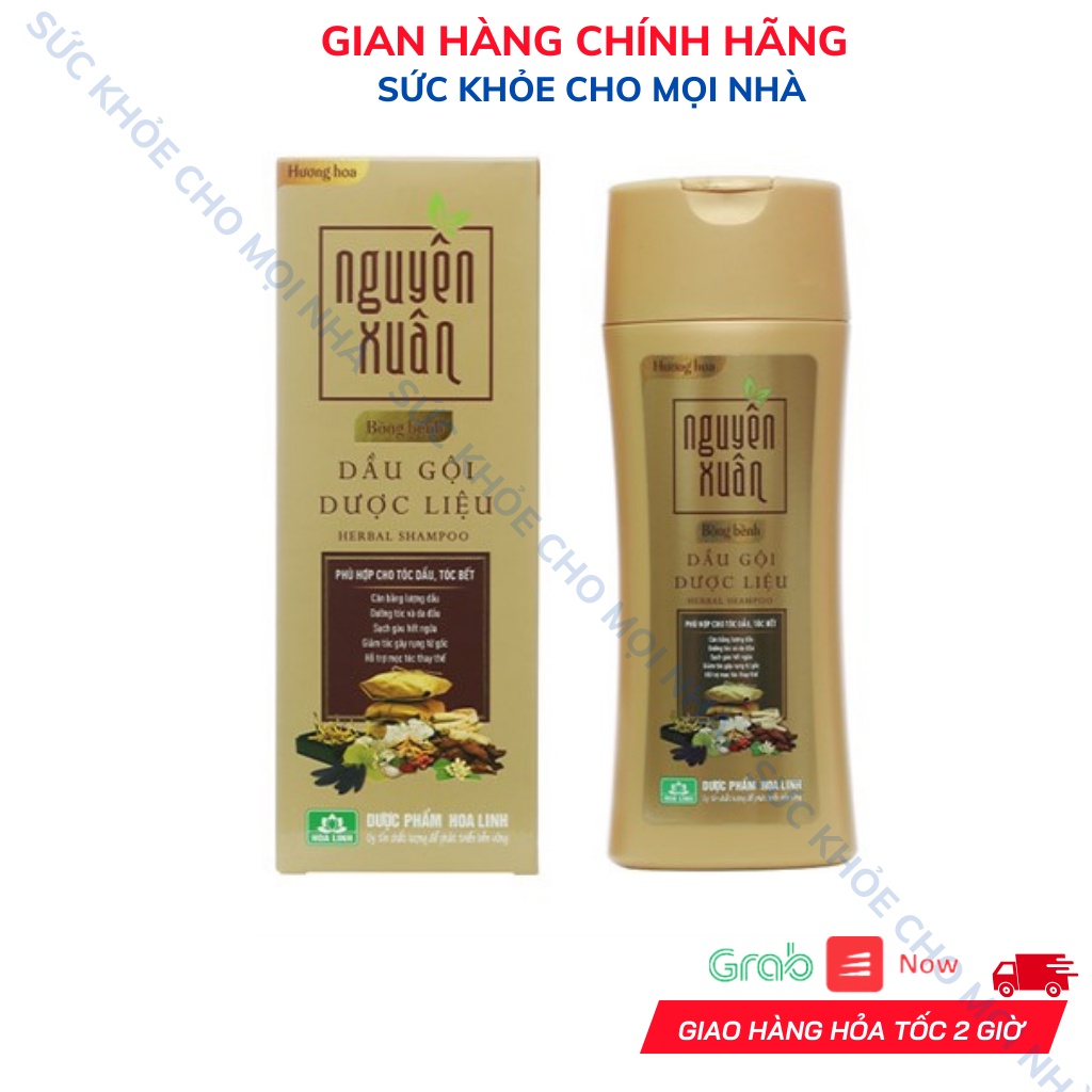 Dầu Gội Dược Liệu Nguyên Xuân Hương Hoa Bồng Bềnh Cho Da Đầu Dầu.Chai 250ml