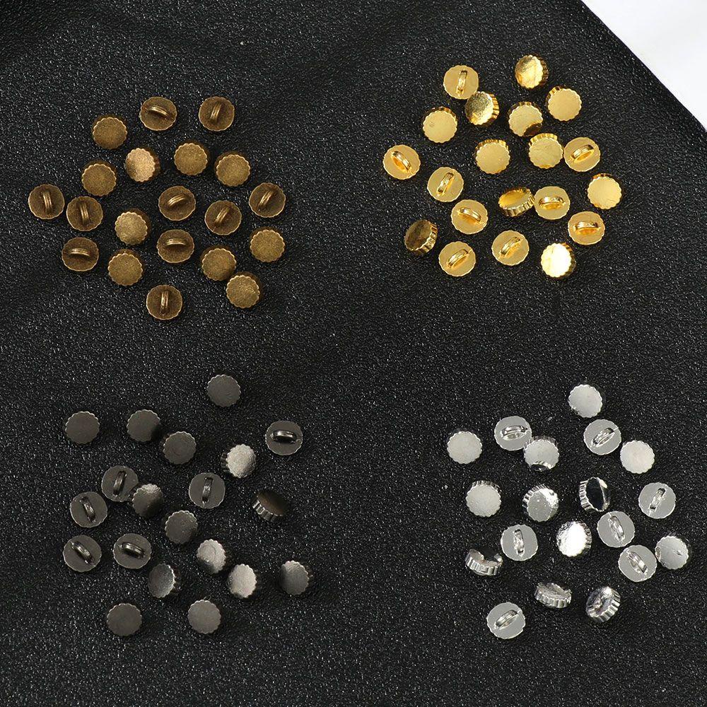 Set 20 / 40 Nút Tròn 5mm Tự Khóa Trang Trí Thắt Lưng Cho Búp Bê