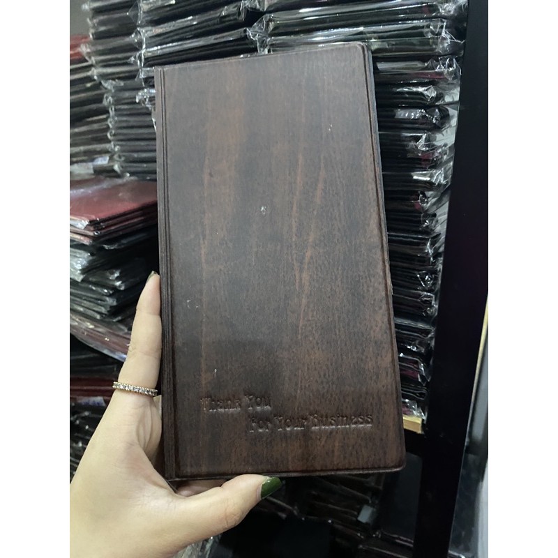 BÌA TAP KẸP BILL TÍNH TIỀN