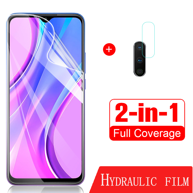 Kính Cường Lực Bảo Vệ Màn Hình Điện Thoại Xiaomi Redmi 9 10x Pro 5g 2 Trong 1