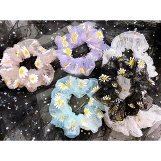 Hot hit !!!! Scrunchies voan hoa cúc