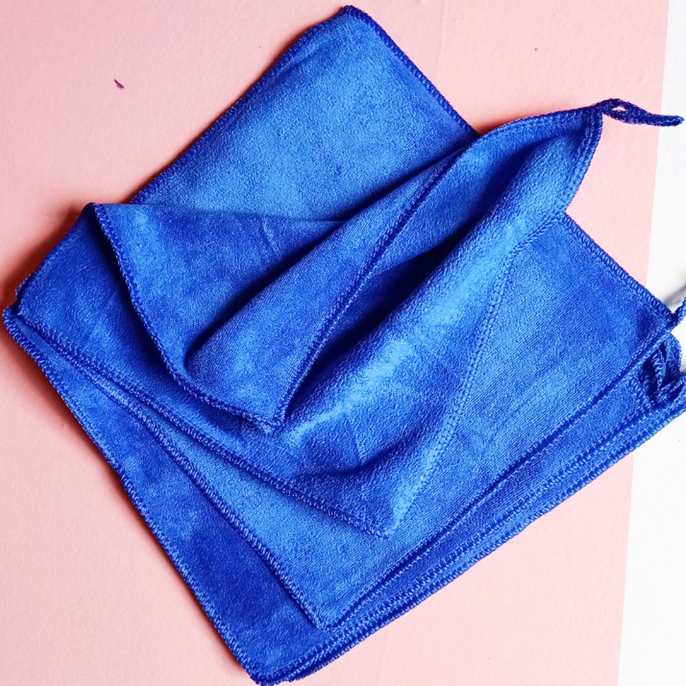 Khăn lau đa năng sợi tổng hợp Microfiber 50x25 và 30x30 siêu mịn mềm mại