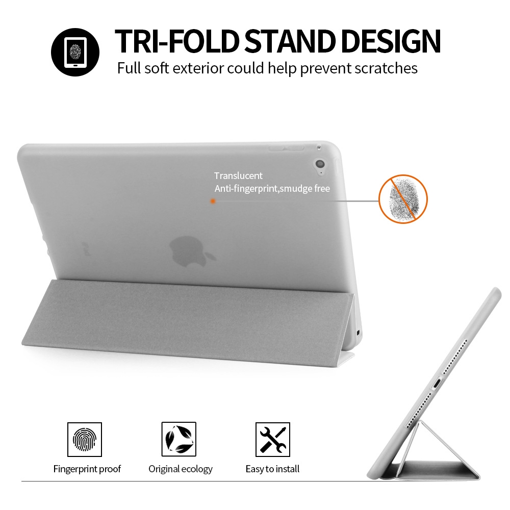 Bao da TPU mềm siêu mỏng màu trơn cho Apple iPad Mini 1 2 3 iPad Air 1/2 | BigBuy360 - bigbuy360.vn