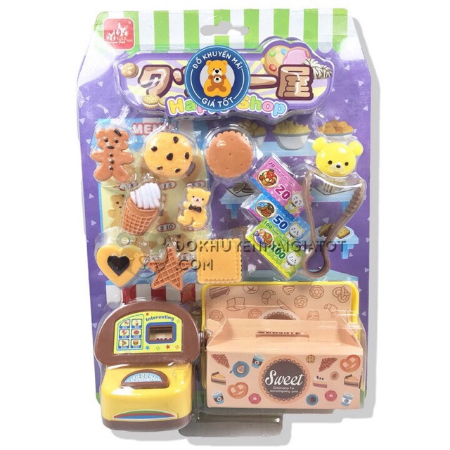 Bộ bán hàng đồ chơi bánh Dunout