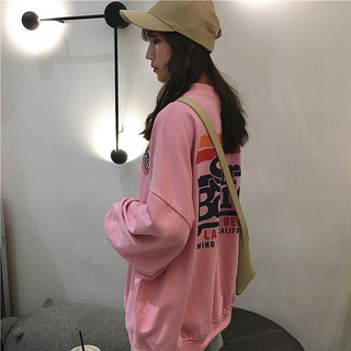 Áo nỉ sweater in chữ board
