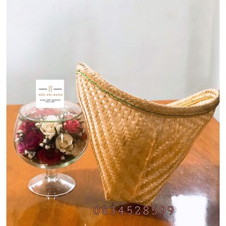 [Hàng nhập khẩu] Vỉ tre hấp xôi - Đan thủ công - Lào Thái tự nhiên