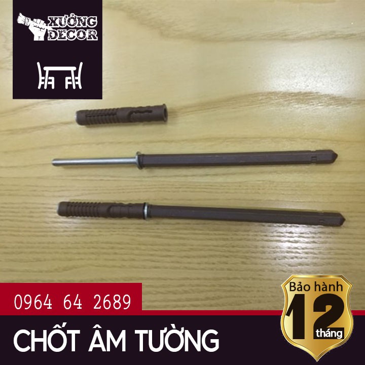 Chốt âm kệ treo tường loại thẳng 14.7cm