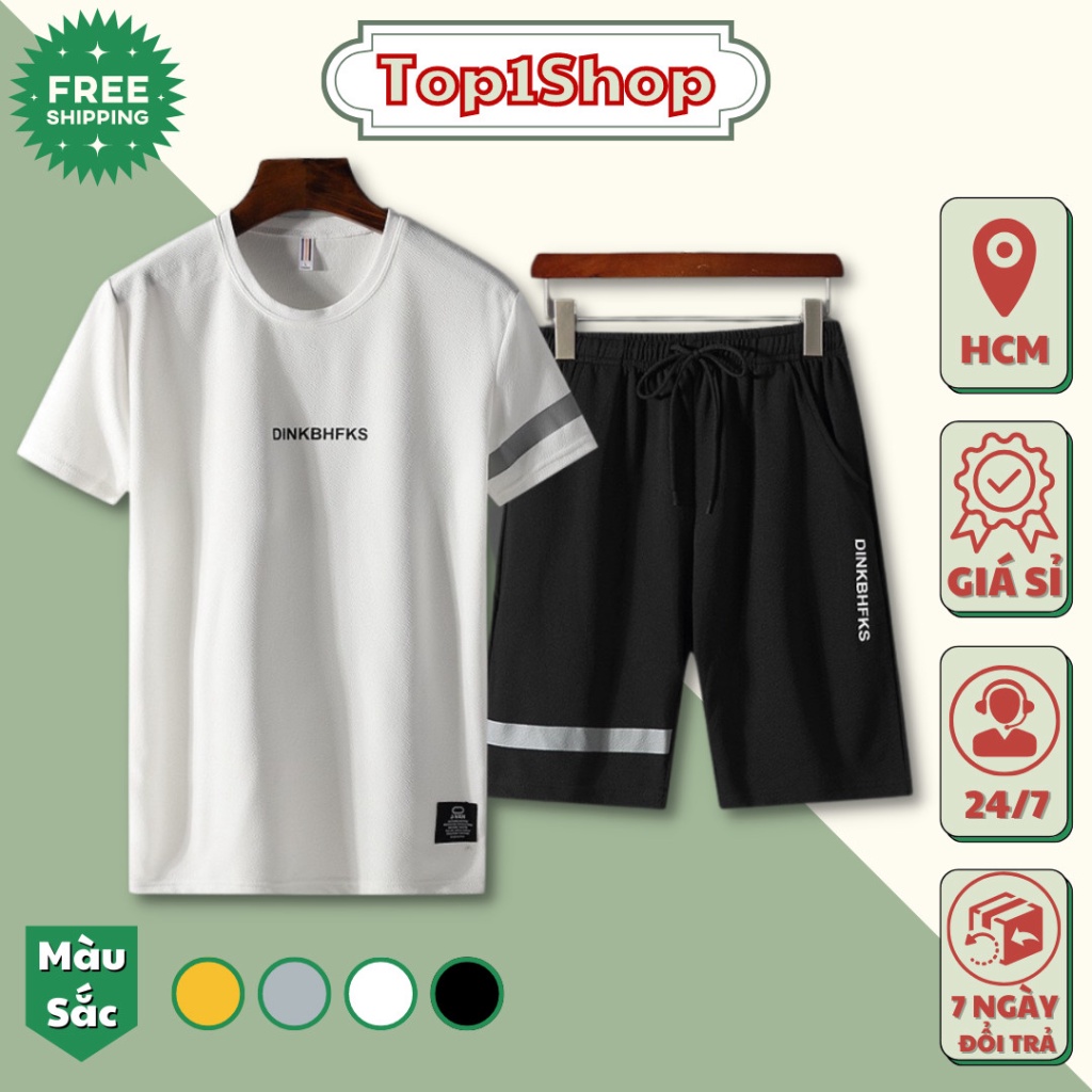 đồ bộ nam DINKBHFKS chất thun cao cấp siêu mát mùa hè đủ size nam nữ