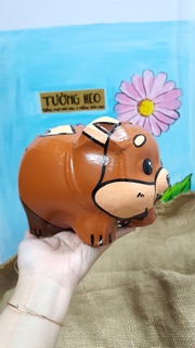Heo đất handmade - cáo chibi