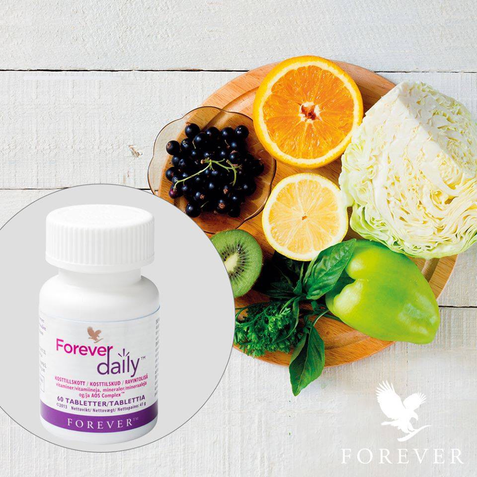 Viên bổ sung rau, củ, quả Forever Daily tốt cho sức khỏe | Thế Giới Skin Care