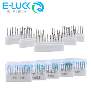 Set 10 Mũi Khoan Nha Khoa Tốc Độ Cao Chuyên Dụng