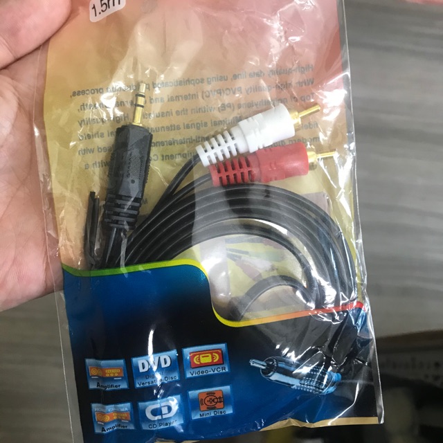 Dây Nối Loa Av Ra 3.5 Dài 1,5met