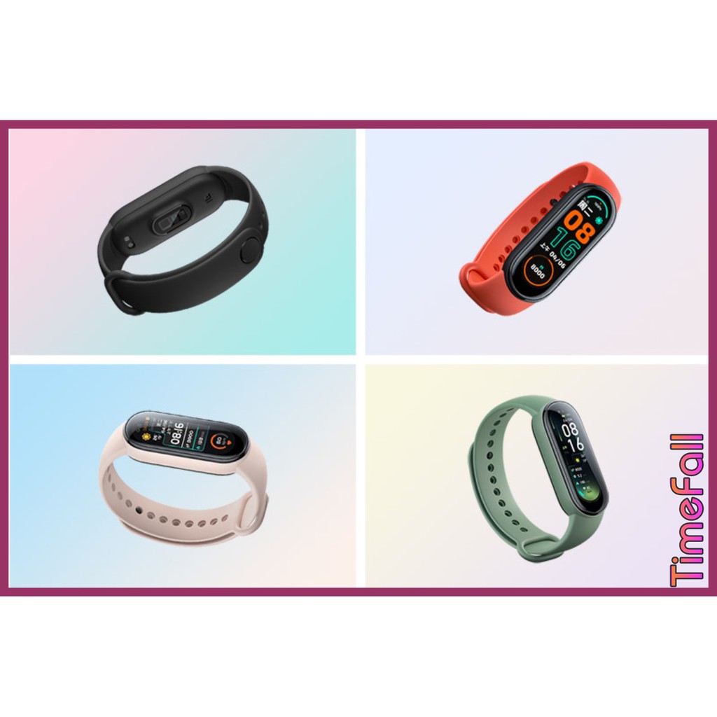 Dây đeo silicon miband 6 chính hãng Xiaomi - dây đeo mi band 6 silicon chính hãng XIAOMI