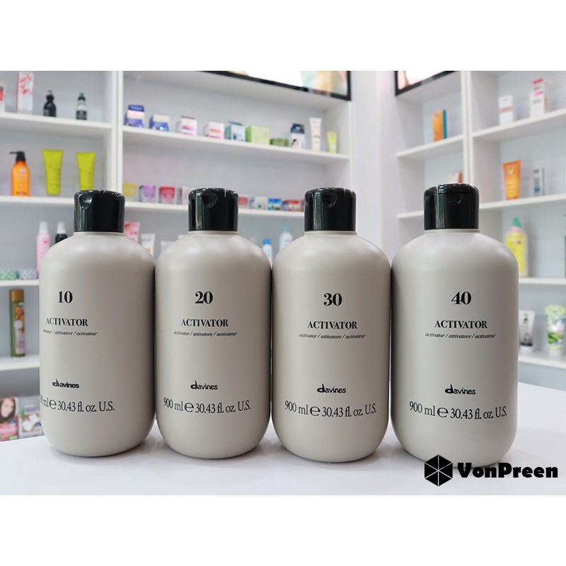Oxy trợ nhuộm không rát da đầu Activator Davines 900ml