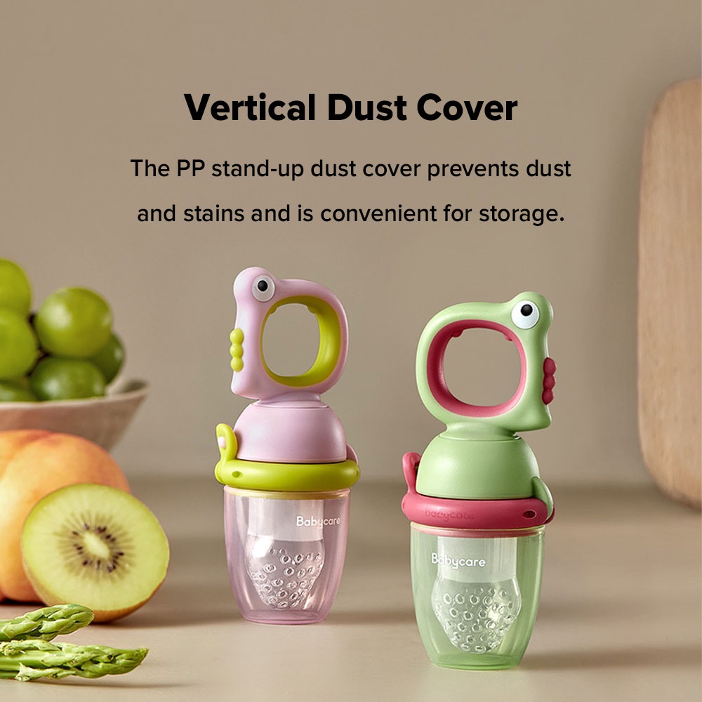 Bc Babycare Trọn Bộ Túi Nhai Tập Ăn Dặm Có 2 silicone Núm Nhai Cho Bé