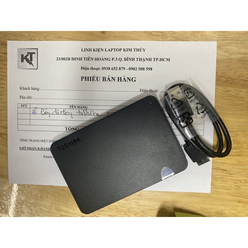 Ổ cứng di động HDD Toshiba Canvio Basic 500GB/1TB/2TB 2.5" USB 3.0