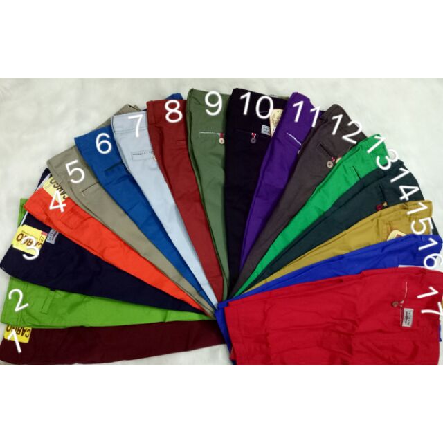 Quần Sọt kaki nam nhiều màu size 27-32