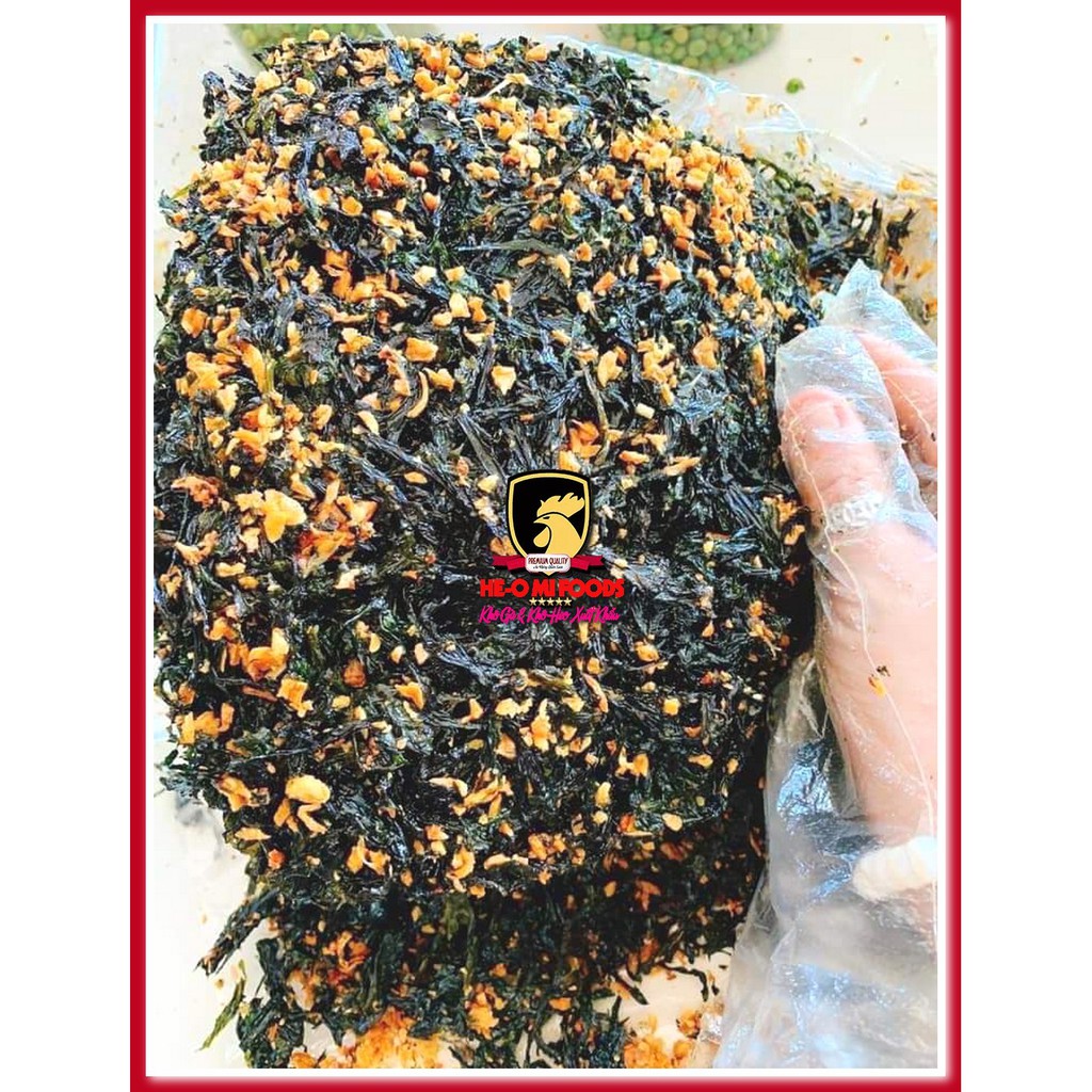 250G RONG BIỂN CHÁY TỎI Không Cay