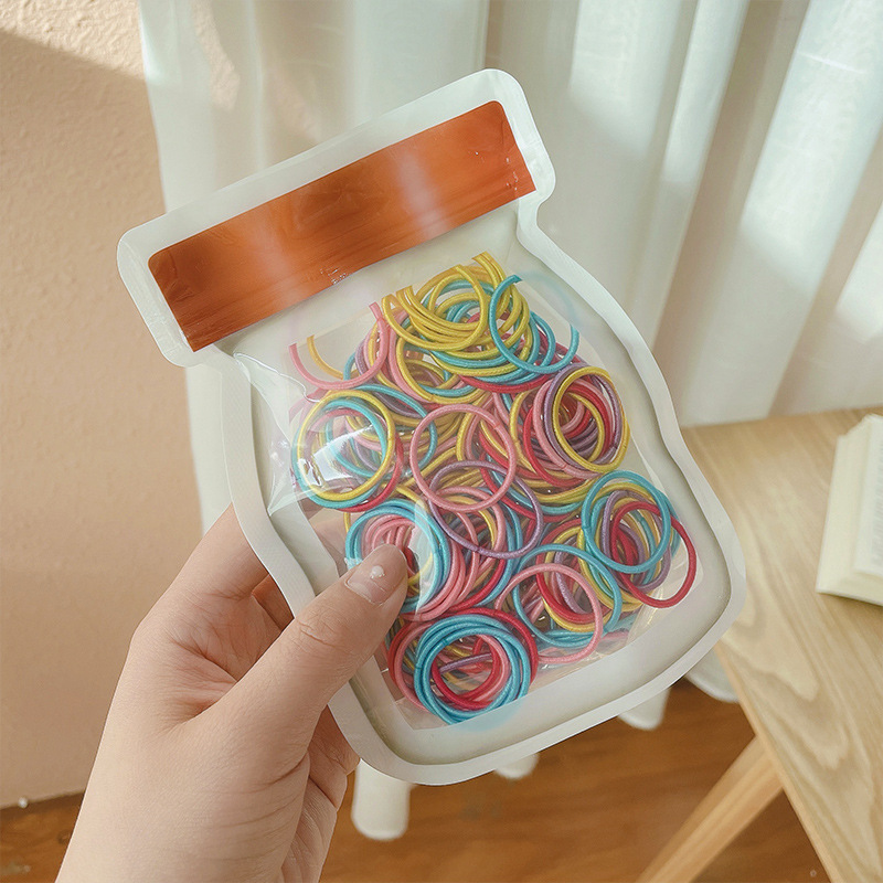 Set 100 Dây Buộc Tóc Xinh Xắn Dành Cho Bé Gái