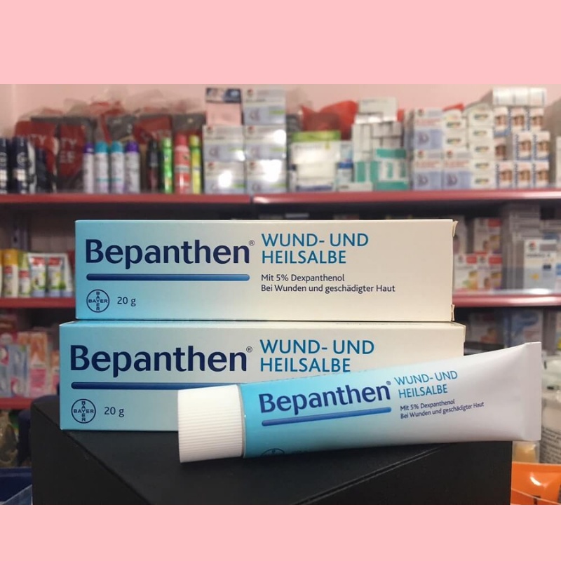 Kem chống hăm cho bé Bepanthen Wund-Und Heilsalbe 20g từ sơ sinh Giúp da tăng sức đề kháng chống lại hiện tượng hăm