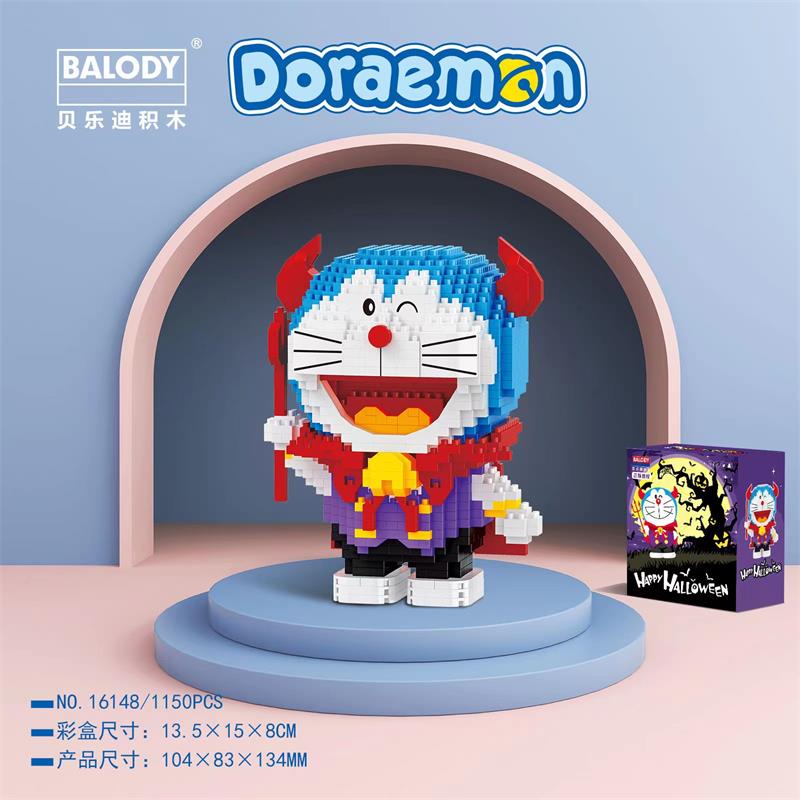 Pgy Mô Hình Đồ Chơi Lắp Ráp Nhân Vật Hoạt Hình doraemon mini Cho Bé Gái 16269