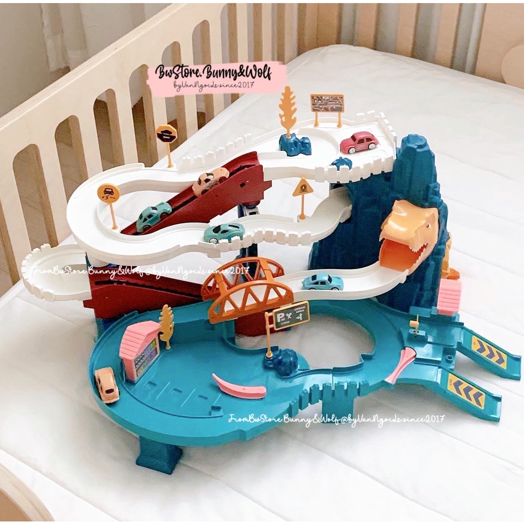Bộ Đồ Chơi Đường Đua Oto cao cấp DINO Mountain cho bé từ 12m+