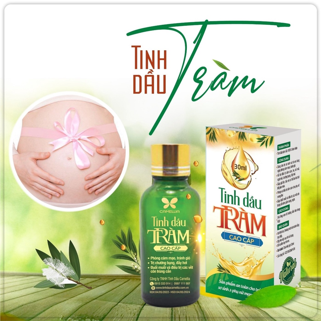 Tinh Dầu Tràm Nguyên Chất 100% Cho Bé Cao Cấp – Camellia 30ml