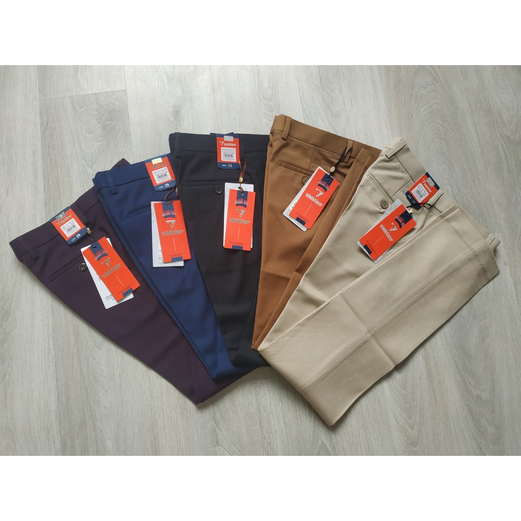 Quần tây 0ly trơn slimfit 299 Vĩnh Tiến | BigBuy360 - bigbuy360.vn
