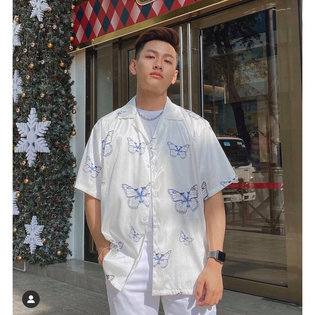 Áo sơ mi dirtycoins Monarch Print Shirt áo sowmi bướm dirty coins | BigBuy360 - bigbuy360.vn