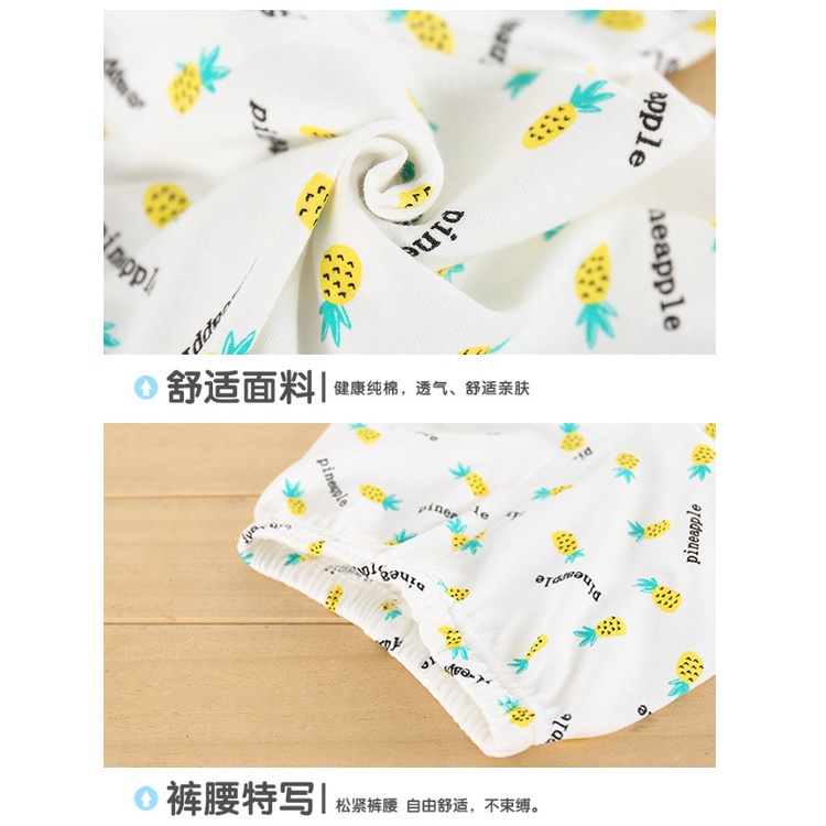 Quần ngủ cotton dài 70-120CM in họa tiết dễ thương thời trang mùa thu cho bé