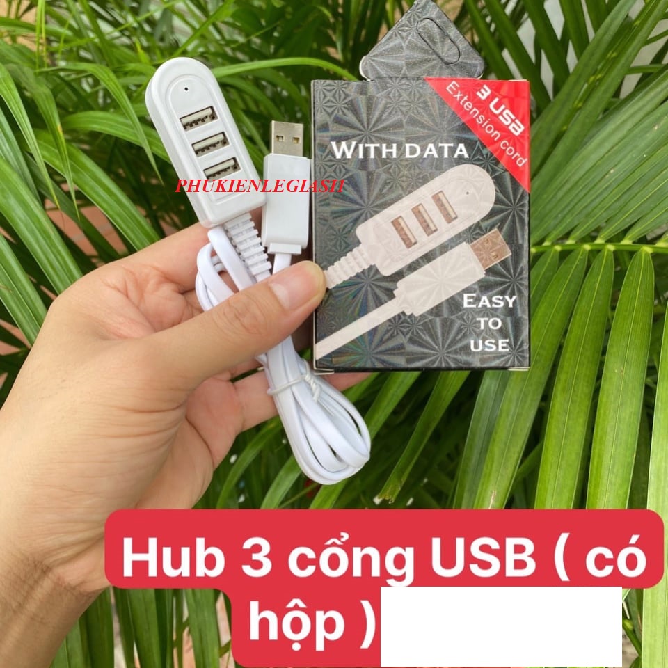 Hub 3 cổng USB Bộ chia 3 usb Chia 3 cổng USB
