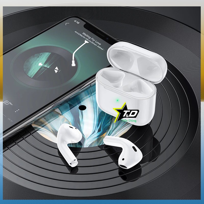 Tai nghe Hoco ES46 True Wireless - Tai nghe bluetooth Hoco ES46 cảm ứng hỗ trợ đổi tên dinhh vị
