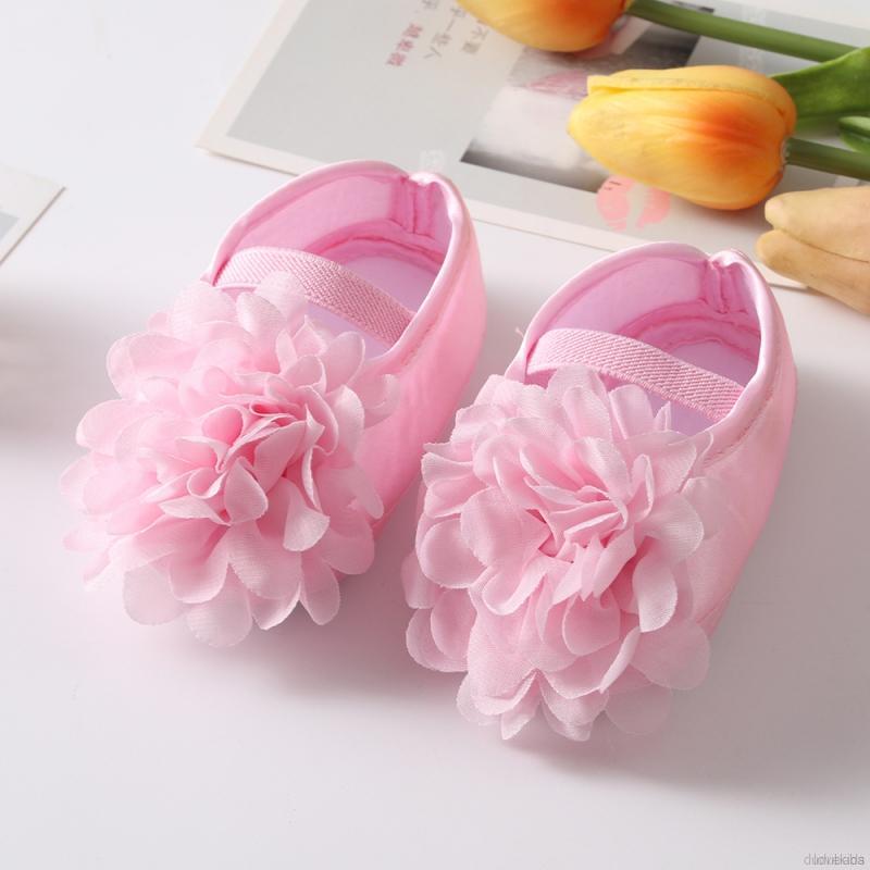 Giày Búp Bê Đính Hoa Nữ Tính Cho Bé Gái 04510