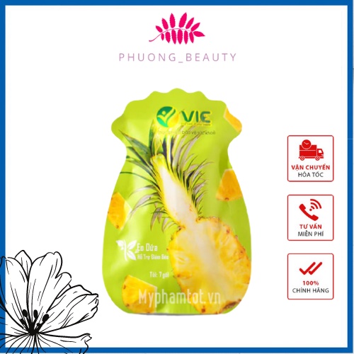 Kẹo Dứa giảm cân nhanh an toàn cấp tốc giảm béo hiệu quả detox VIC