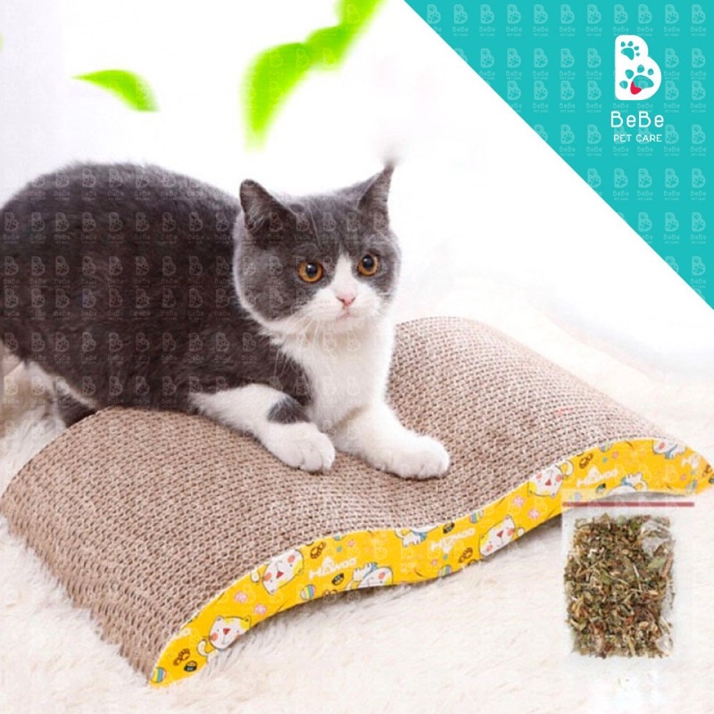 [Siêu Xinh - Kèm Catnip] Cào Móng Cho Mèo Kết Hợp Bóng Chuông - Đồ Chơi Cho Các Boss Mèo