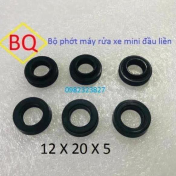 Bộ phớt van 1 chiều máy rửa xe mini 12 chi tiết