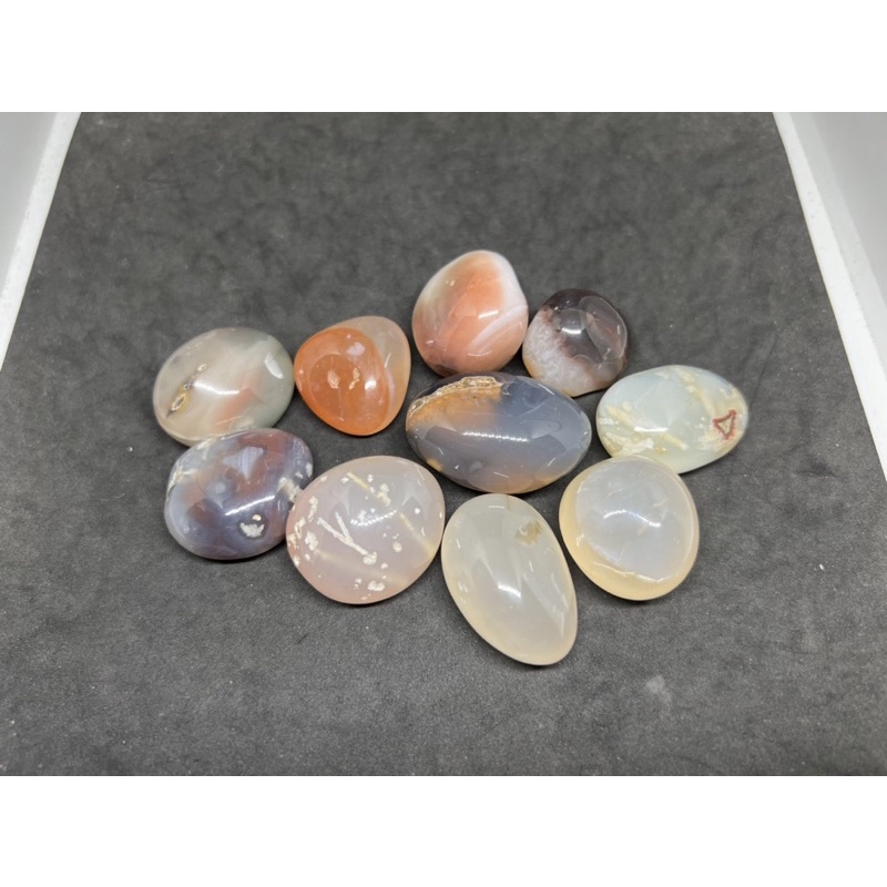 Viên to Mã não Agate mài bóng Đá thanh tẩy Tumble