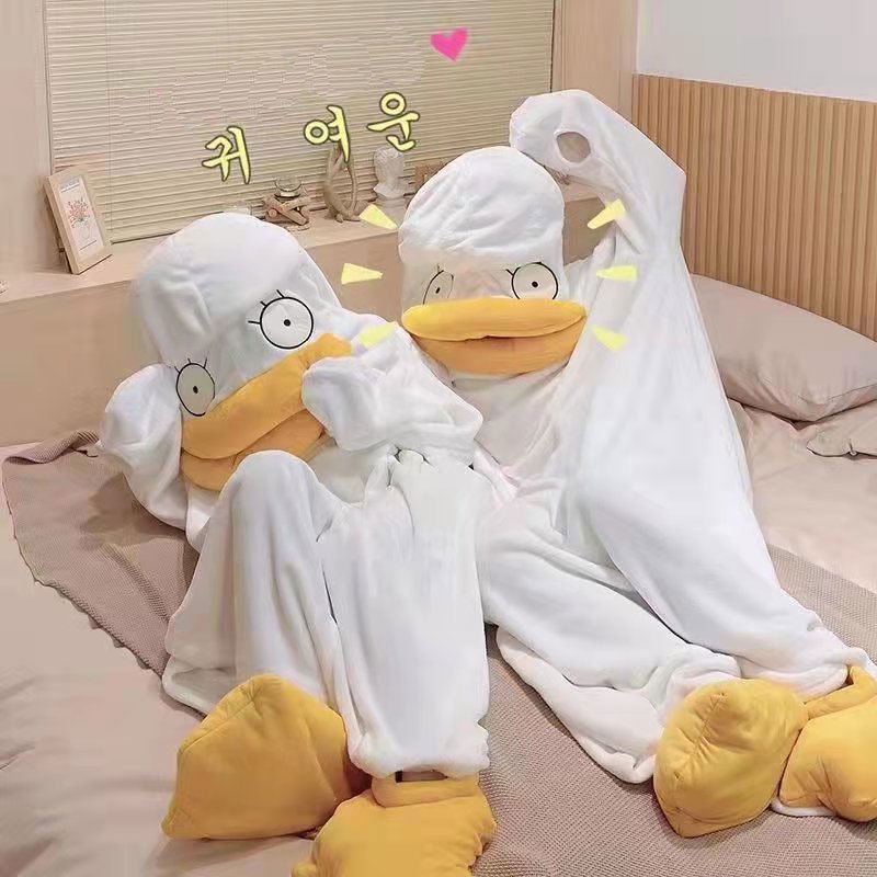 Áo Choàng Ngủ Hình Chú Vịt Dễ Thương
