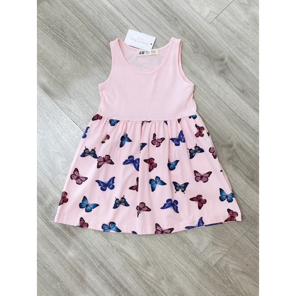 Đầm bướm hồng HM cho bé gái