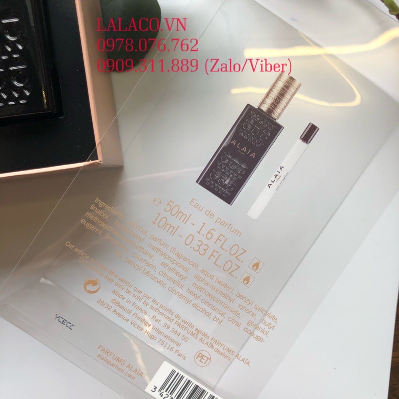 Bộ Nước Hoa Gift Set Alaia Paris Eau De Parfum 2pcs (chai 50ml + ống 10ml) | BigBuy360 - bigbuy360.vn