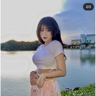Áo Croptop Nữ Dây Cột Nơ Eo CG004