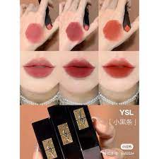 Son YSL Slim Velvet 21 Rouge Paradoxe Bản Vỏ Đen Màu Đỏ Ruby 2g Son YSL Chính Hãng