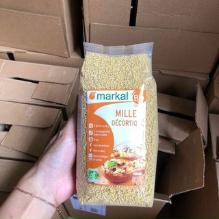 Hạt kê vàng hữu cơ đã tách vỏ Markal 500g