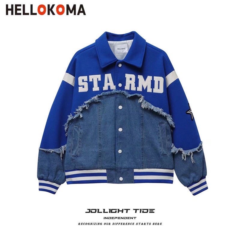 Áo khoác dạ phối bò 2 màu Xanh Dương -Xanh Lá ,áo 2 lớp  🍉🍉🍉