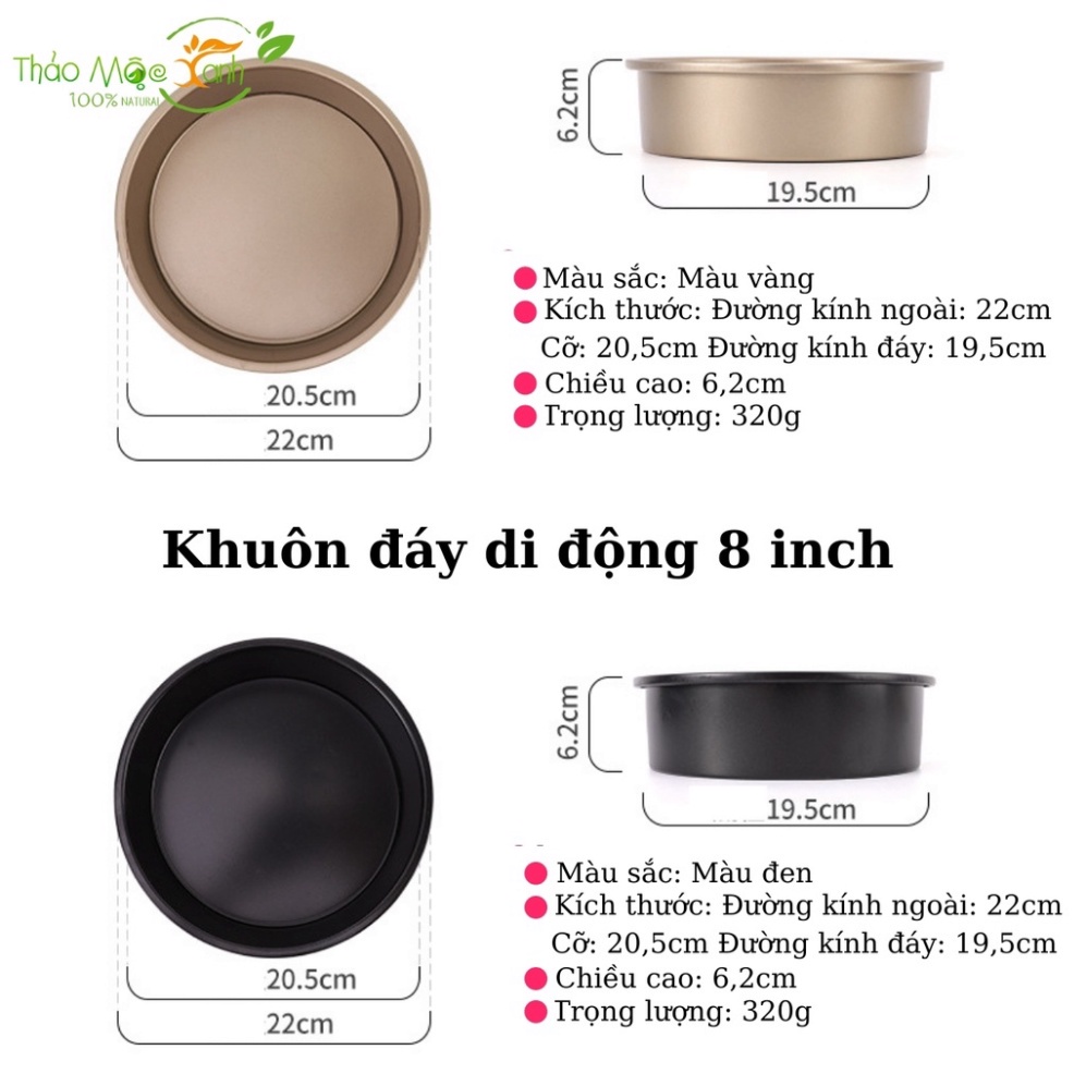 Bộ 5 Khuôn Nướng BánhFREESHIP Sét 5 Khuôn Nướng Bánh Chống Dính Cao Cấp Chất Liệu Thép Carbon