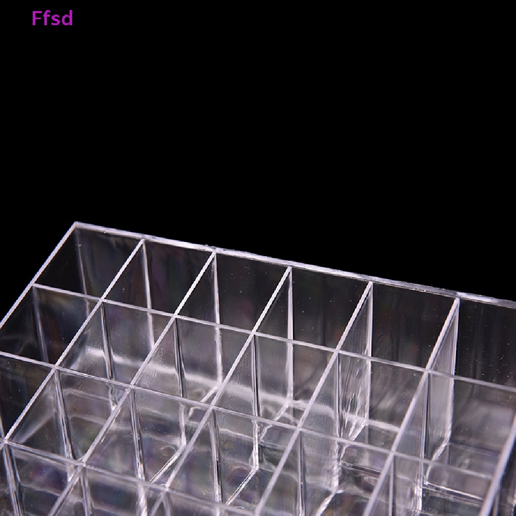 Khay Đựng Son Môi 24 Ngăn Bằng Acrylic Trong Suốt Tiện Dụng