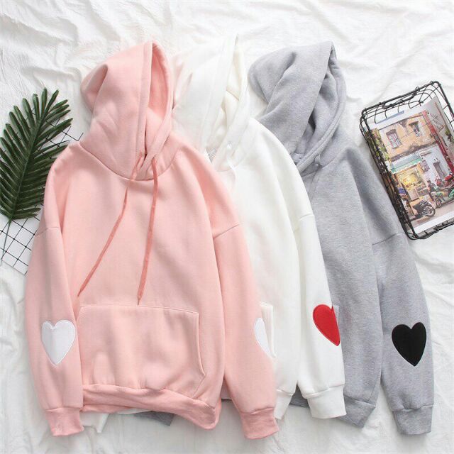 HOODIE THÊU TIM